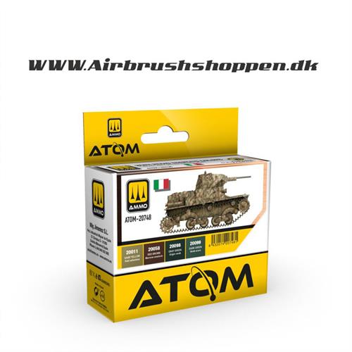 ATOM 20748  ATOM WWII Regio Esercito Colors Set 4x20ml